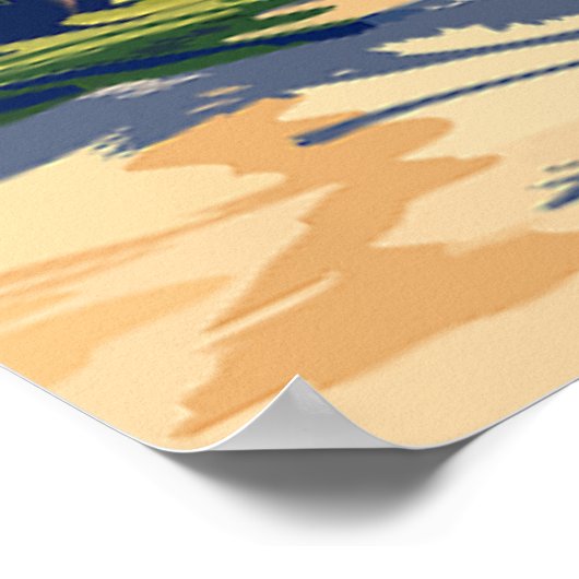 Hawaii Kai Honolulu Oahu Hawaii Retro Poster (Hoek)