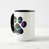 Hawaii Kat Love Rainbow Mok (Voorkant links)