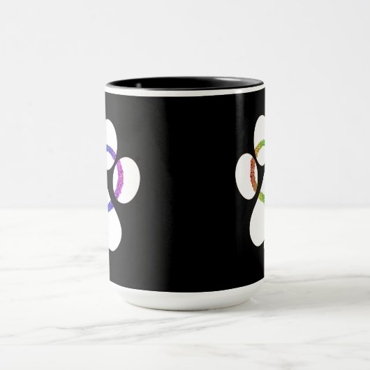 Hawaii Kat Love Rainbow Mok (Midden)