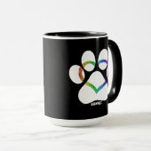 Hawaii Kat Love Rainbow Mok (Voorkant rechts)