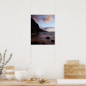 Hawaii, Kauai, een uitzicht aan de kust van Na Pal Poster (Keuken)