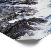 Hawaii, Kauai, golven uit de Stille Oceaan Poster (Hoek)