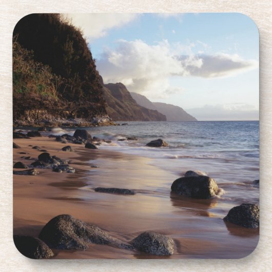 Hawaii, Kauai, Haena State Park 2 Drankjes Onderzetter (Voorkant)