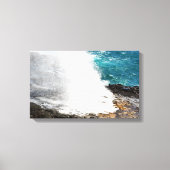 Hawaii Kauai Spouting Horn Canvas Afdruk (Voorkant)