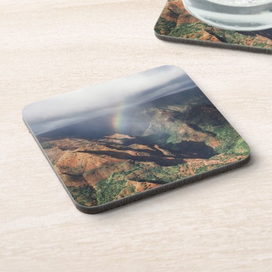 Hawaii, Kauai, Waimea Canyon State Park Bier Onderzetter (Linkerzijde)