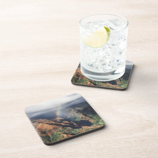 Hawaii, Kauai, Waimea Canyon State Park Bier Onderzetter (Rechterzijde)