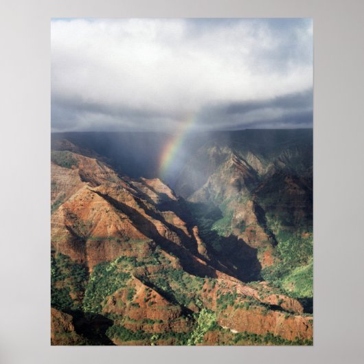 Hawaii, Kauai, Waimea Canyon State Park Poster (Voorkant)