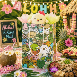 Hawaii Kawaii Luau alle sterren Medium Cadeauzakje