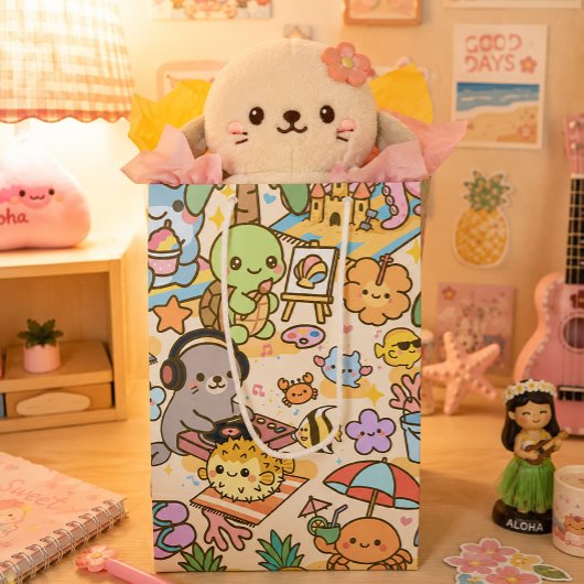 Hawaii Kawaii strand rave Medium Cadeauzakje