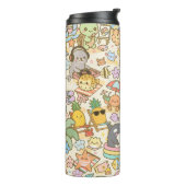 Hawaii Kawaii strand rave Thermosbeker (Gedraaid links)