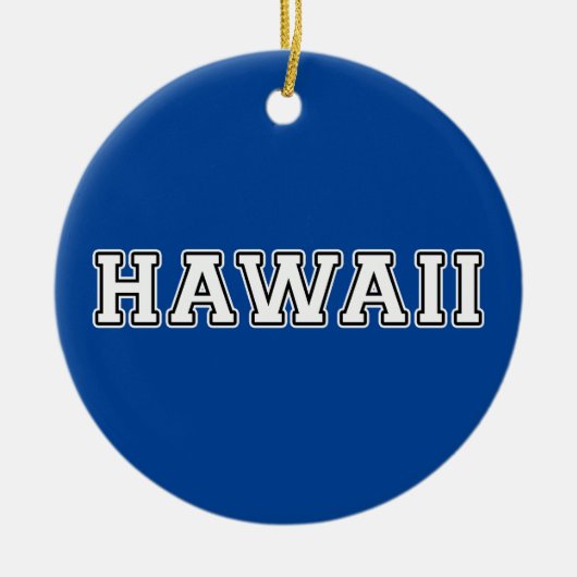 Hawaii Keramisch Ornament (Voorkant)