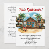 Hawaii kerstfeest party Hawaii “Mele Kalikimaka!” Kaart (Voorkant / Achterkant)