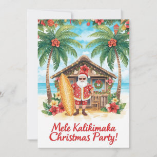 Hawaii kerstfeest party Hawaii “Mele Kalikimaka!” Kaart