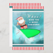 Hawaii Kerstmis Feestdagenkaart (Voorkant / Achterkant)