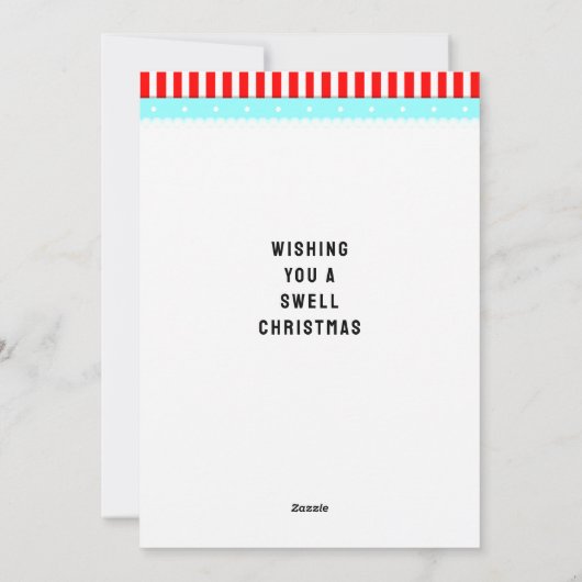 Hawaii Kerstmis Feestdagenkaart (Achterkant)