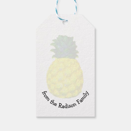 Hawaii Kerstmis Mele Kalikimaka Cadeaulabel (Achterkant)