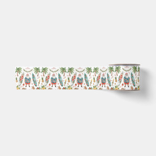 Hawaii Kerstmis met Kerstman Satijnen Lint