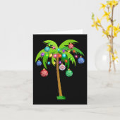 Hawaii kerstpalm - Tropische broodkokosnoot L Kaart (Gele Bloem)