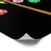 Hawaii kerstpalm - Tropische broodkokosnoot L Poster (Hoek)