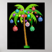 Hawaii kerstpalm - Tropische broodkokosnoot L Poster (Voorkant)