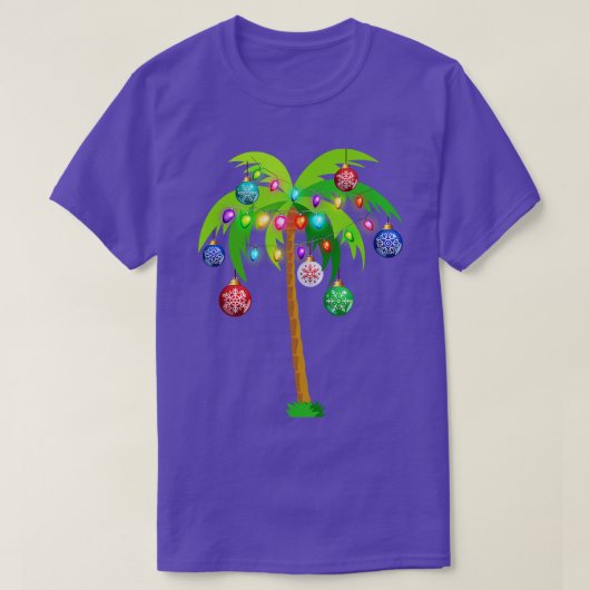 Hawaii kerstpalm - Tropische broodkokosnoot L T-shirt (Design voorkant)