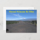 Hawaii Kilauea Iki Hike Briefkaart (Voorkant / Achterkant)