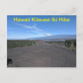 Hawaii Kilauea Iki Hike Briefkaart (Voorkant)