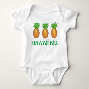 Hawaii Kind Tropische Hawaiian Island Pineappel Romper