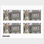 Hawaii King Kamehameha Modern Rechthoekige Sticker (Vel)