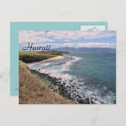 Hawaii kustlijn briefkaart (Voorkant / Achterkant)