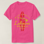 Hawaii Lahaina Maui  Hawaiian Islands Surf T-shirt (Design voorkant)