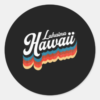 Hawaii Lahaina Maui Surf Ronde Sticker