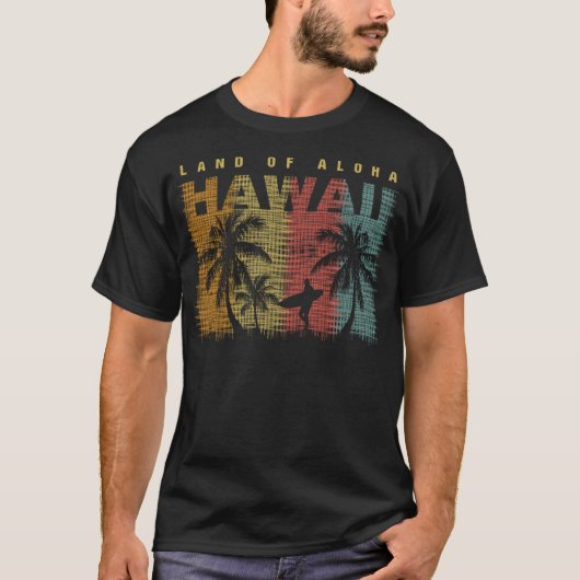 Hawaii Land van Aloha Fied Scoop T-shirt (Voorkant)
