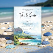 Hawaii Landschap Huwelijksbestemming Kaart