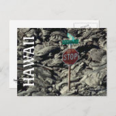 Hawaii Lava Stop Travel Briefkaart (Voorkant / Achterkant)