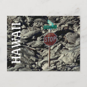 Hawaii Lava Stop Travel Briefkaart