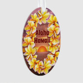 Hawai'i Lei met Aloha Acryl Ornament (voorkant)