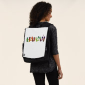 Hawai'i - Letterkalligrafie - Aloha Hawaii Rugtassen (Gedragen)