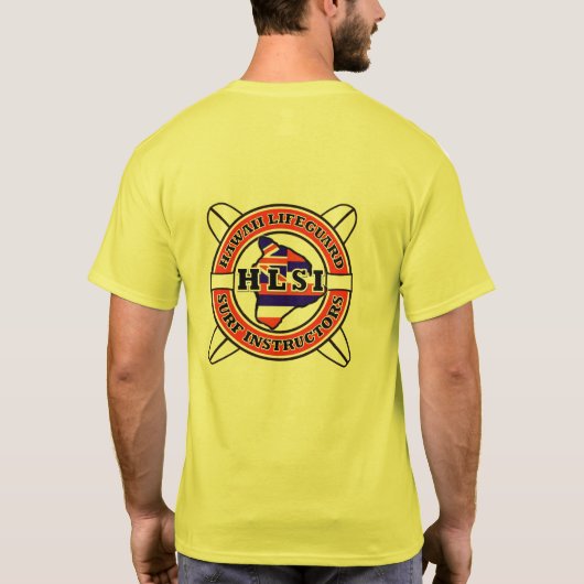 Hawaii Lifegaurd Surf Instructors - Team Shirt (Achterkant)