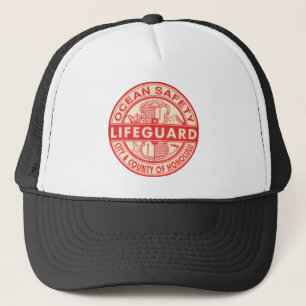 Hawaii Lifeguard Logo Trucker Pet