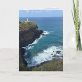 Hawaii Lighthouse Blank Greeting Card Kaart (Voorkant)