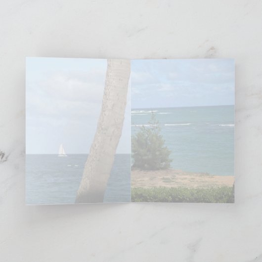 Hawaii Lighthouse Blank Greeting Card Kaart (Binnen)
