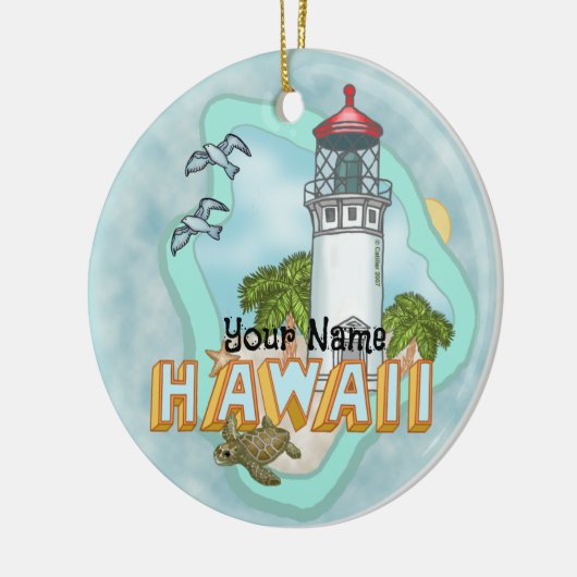 Hawaii Lighthouse ornament (Links)