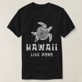 Hawaii Live Pono Zee Turtle Beach T-shirt (Design voorkant)