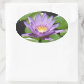 Hawaii Lotus Bloem Ovale Sticker (Tas)