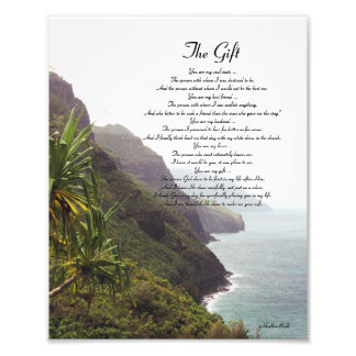 Hawaii Love Poem Foto Afdruk