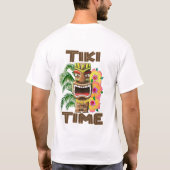 Hawaii Luau Tiki Time T-shirt (Achterkant)