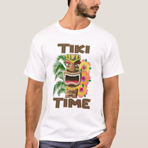 Hawaii Luau Tiki Time T-shirt