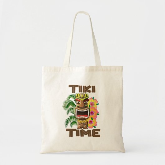 Hawaii Luau Tiki Time Tote Bag (Voorkant)