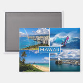 HAWAII, MAGNEET (Voorkant / Achterkant)